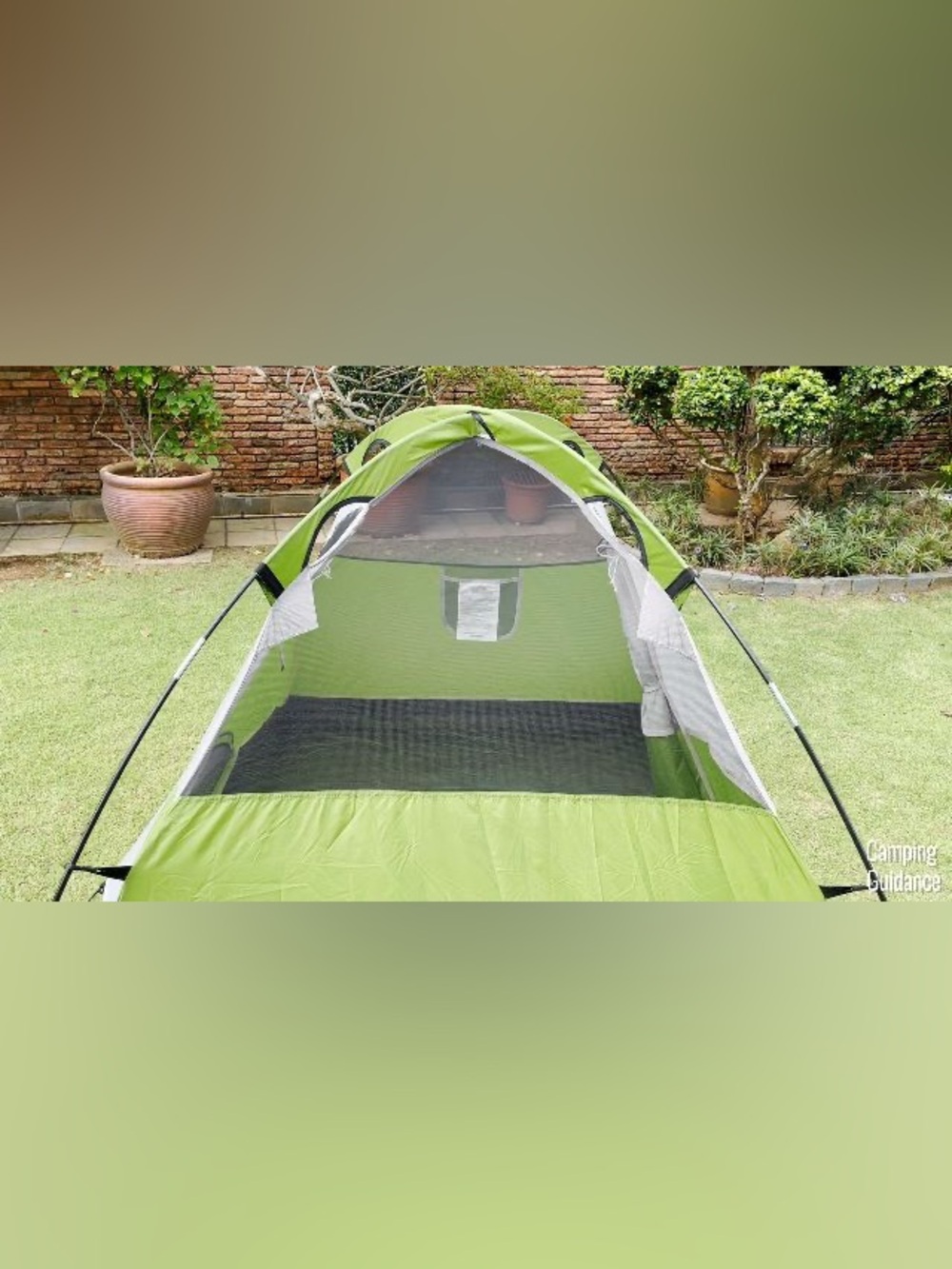 Coleman Olive Green & Gray 2 Person Tent 7’x 5’ with Sundome - Camping - Outdoor